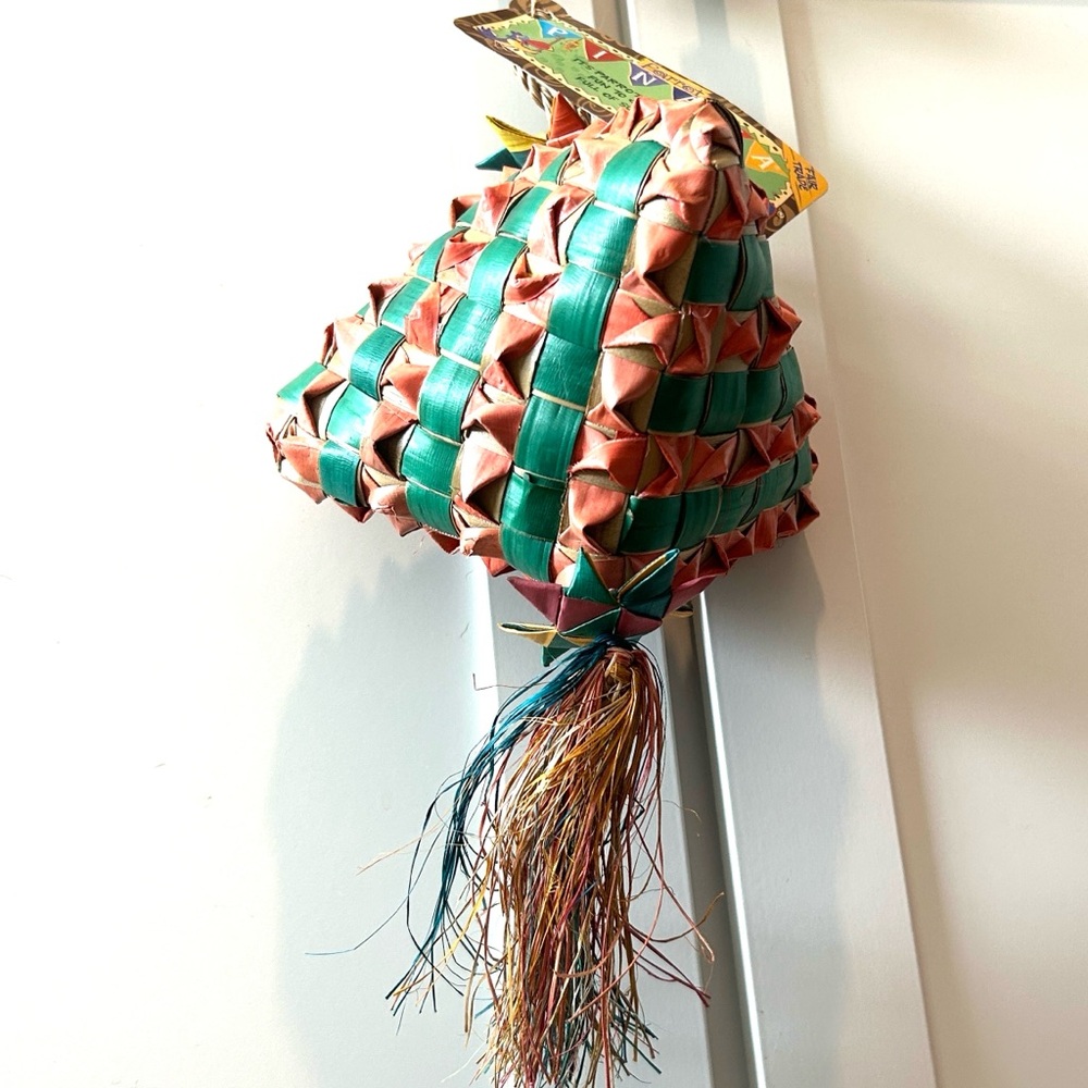 Parrot Toy Piñata Bird chew Toy for Large Sized Birds Handmade Natural Products - Picture 3 of 5